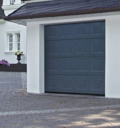 Sectional up and over garage door